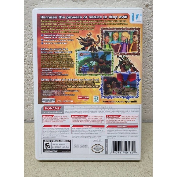 Gormiti The Lords of Nature Nintendo Wii 2010 TESTED WORKING - Picture 5 of 5